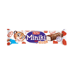 Miniki Nugalı Sütlü Çikolata Bar 25 G