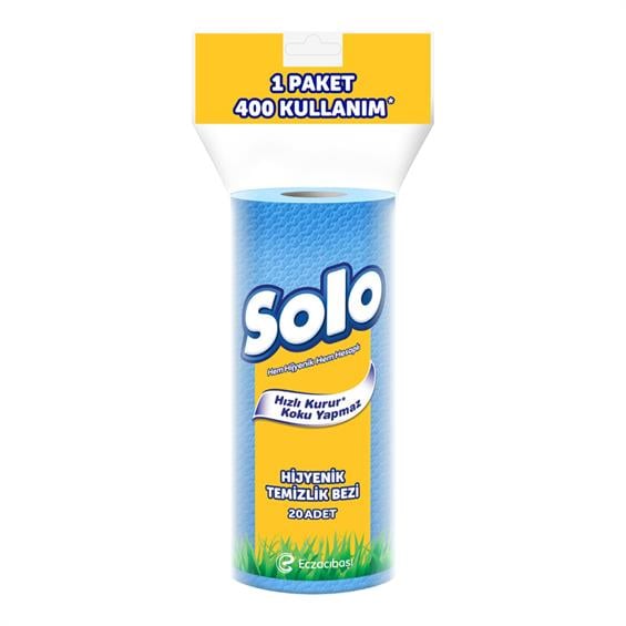 Solo Hijyenik Temizlik Bezi 20'li