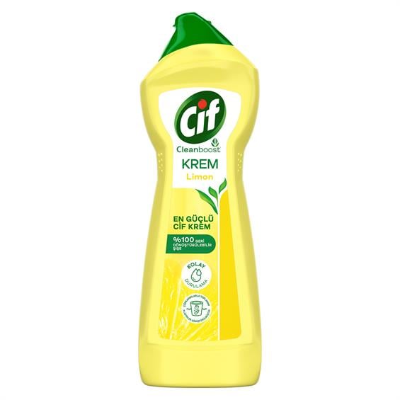 Cif Krem Yüzey Temizleyici 750  ml limon