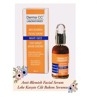 Derma CC Laboratories Anti Blemish Serum Night Leke Karşıtı Gece Serumu 30 ml