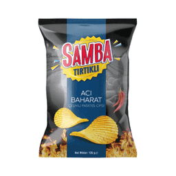 Samba Patates Cipsi Tırtıklı Acı Biber 135 G
