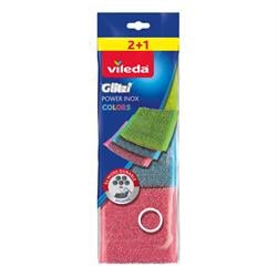 Vileda Glitzi Power Inox Colors 2+1 Li