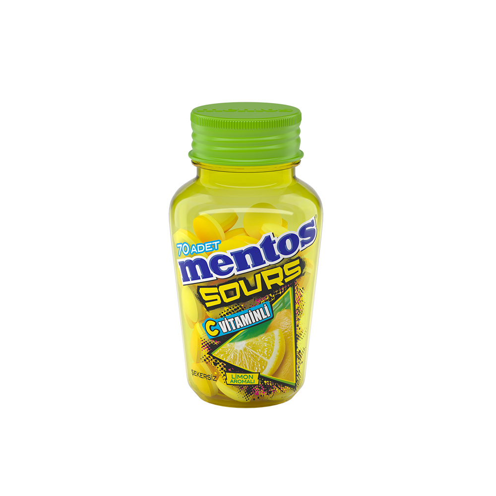 Mentos Sours Mint Limon 49 gr