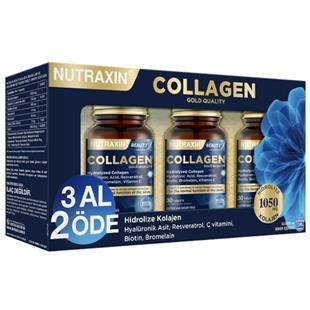Nutraxin Beauty Gold Collagen 30 Tablet - 3 Al 2 Öde