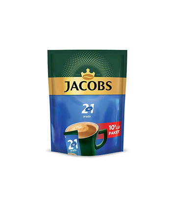 Jacobs 2'si 1 Arada Klasik Kahve 10'lu Paket