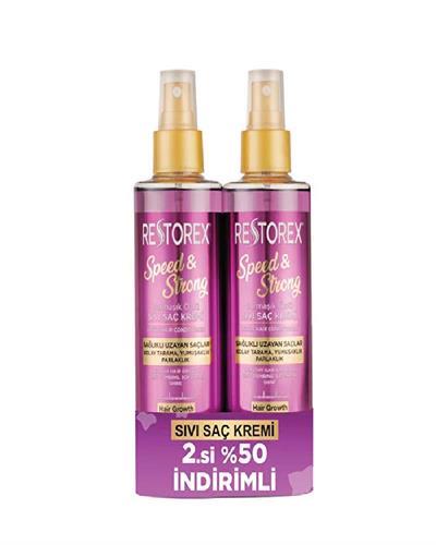 Restorex Sıvı Saç Kremi Sarmaşık Özlü Sağlıklı Uzama Etkili 2'li