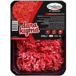 Cemil Usta Dana Et Kıyma 500g cemilusta donuk