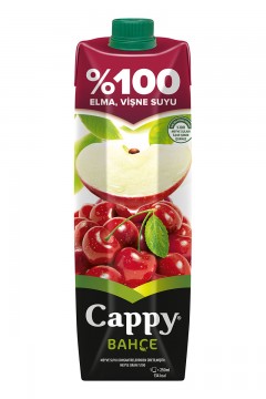 Cappy %100 Elma & Vişne Suyu 1 Lt