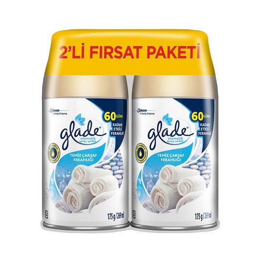 Glade Sprey Yedek Temiz Çarşaf 2li