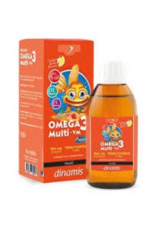 Dinamis Omega 3 Mutivitamin & Multimineral 150 ml