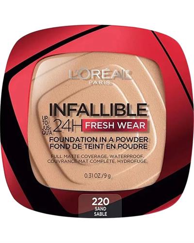 L'Oreal Paris Infaillible 24h Fresh Wear Pudra Fondöten 220 Sand