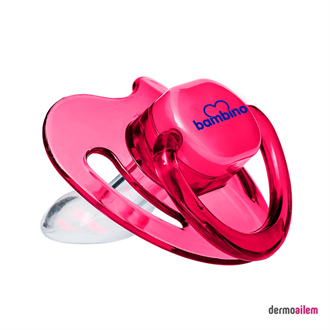 Bambino Silikon Damaklı Emzik 18+ Ay No:3 Pembe