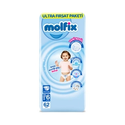 Molfix Bebek Bezi No:6 XL 62 Adet