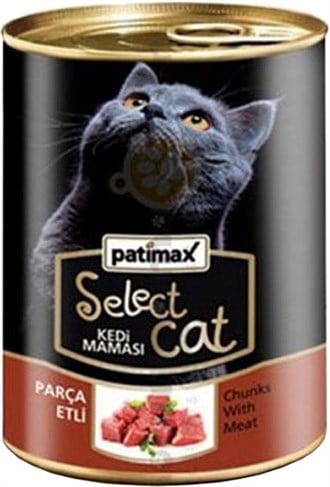 PATİMAX 400 GR KEDİ PARÇA ETLİ KON.YAŞ MAMA