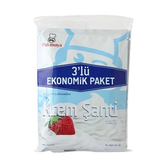 Pakmaya Krem Şanti 3'lü 75 gr