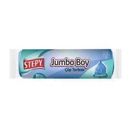 Stepy Çöp Torbası Jumbo Boy 80*110 Cm 10lu