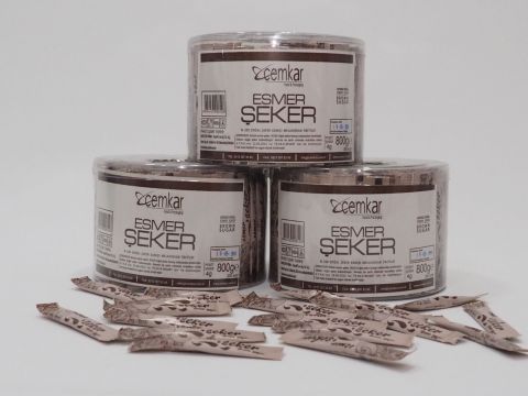 Cemkar Stick Esmer Şeker Tek Kullanımlık 4 Gr x 200 Adet