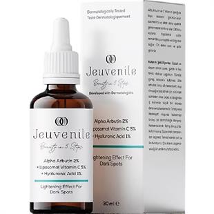 Jeuvenile Alpha Arbutin %2 + Liposomal Vitamin C %5 + Hyaluronic Acid %1 Leke Karşıtı Serum 30 ml