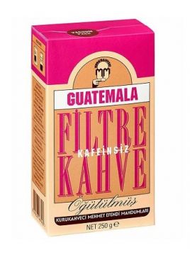 MEHMET EFENDİ FİLTRE KAHVE GUATEMALA KAFEİNSİZ 250 GR
