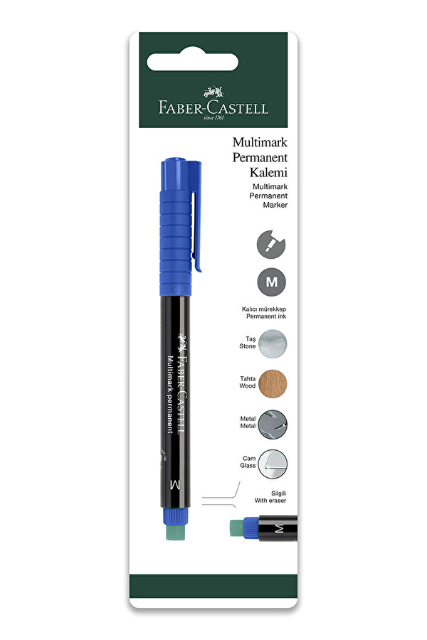 Faber-Castell Bls Permanent K Mavi (M) Tekli