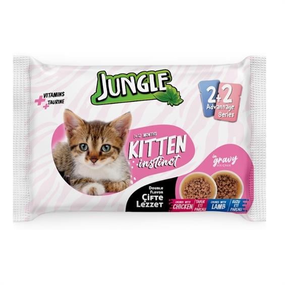 Jungle Pouch Çifte Lezzet 2+2 Tavuklu ve Kuzu