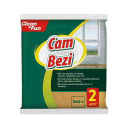 Clean&Fun Cam Bezi 2'li 30x40