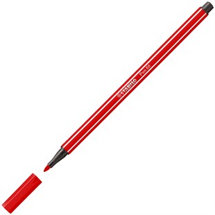 Stabilo Pen 68 Kalın Uçlu Keçeli Kalem 1 MM Kızıl 68/48