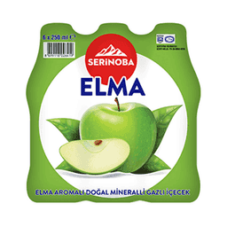 Serinoba Elmalı Maden Suyu 6x200 Ml