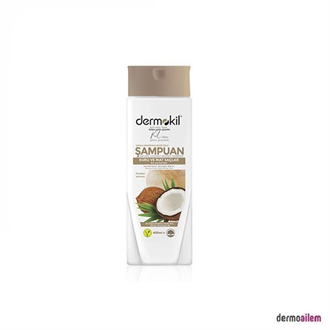 Dermokil Vegan Doğal Hindistan Cevizi Özlü Şampuan 400 ml