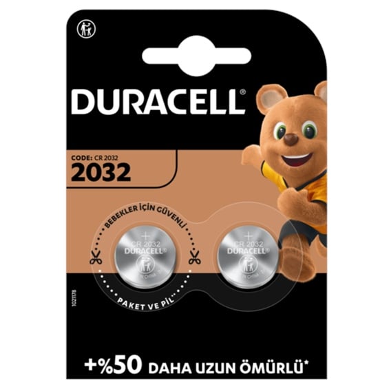 Duracell 2023 Lityum Düğme Pil 2'Li Paket 3 Volt