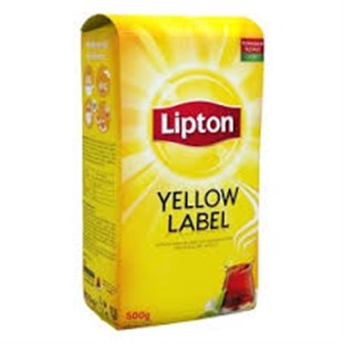 Lipton Yellow Label Dökme Çay 500g Siyah