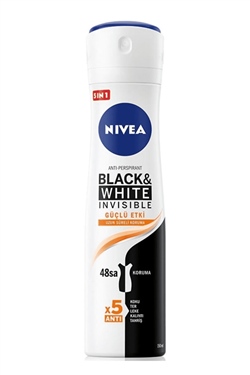 Nivea Kadın Black White Güçlü Etki Sprey Deodorant 150 ml