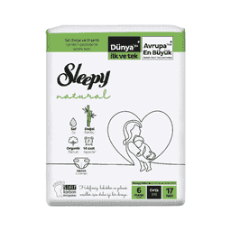 Sleepy Natural Bebek Bezi 6No X Large 17lii