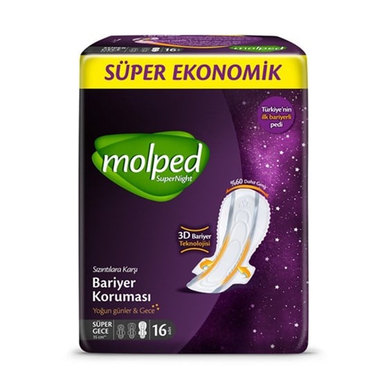 Molped Süpernight Süper Eko Gece 16'lı