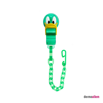 Bambino Figürlü Emzik Askısı Mor