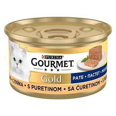 GOURMET GOLD KIYILMIS HINDILI KEDI YAS MAMA 85g