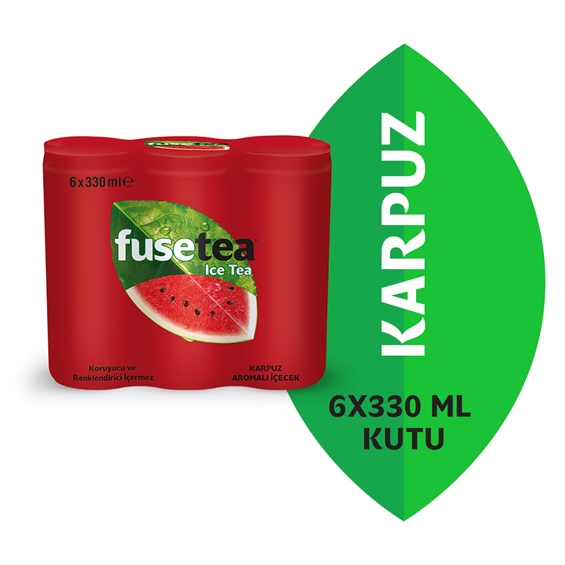Fuse Tea Karpuz 6'lı 330 ml