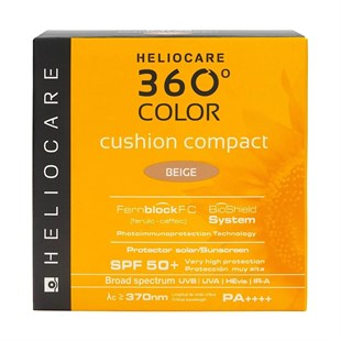 Heliocare 360º Color Cushion Compact SPF50+ 15 Gr (Bej)