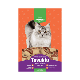 Kiwi Yammies Tavuklu&Balıklı Sushi Kedi Ödül Maması 80 G