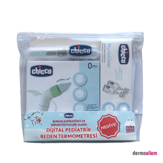 Chicco Burun Aspiartörü Serum Fizyolojik Alana Dijital Beden Termometre Hediyeli Set
