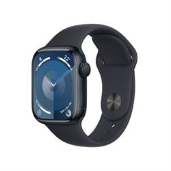 Apple Watch Series 9 GPS 41mm Gece Yarısı Alüminyum Kasa Gece Yarısı Spor Kordon (S-M) - MR8W3TU/A