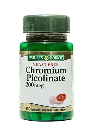 Nature's Bounty Chromium Picolinate 200 mcg