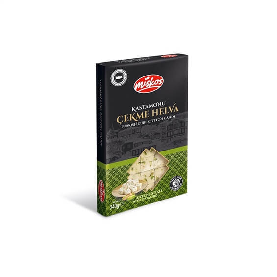 Miskos Antep Fıstıklı Çekme Helva Vakumlu 240 gr