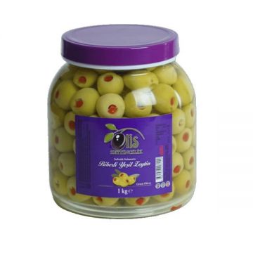 Olis Biber Dolgulu Yeşil Zeytin 1 Kg