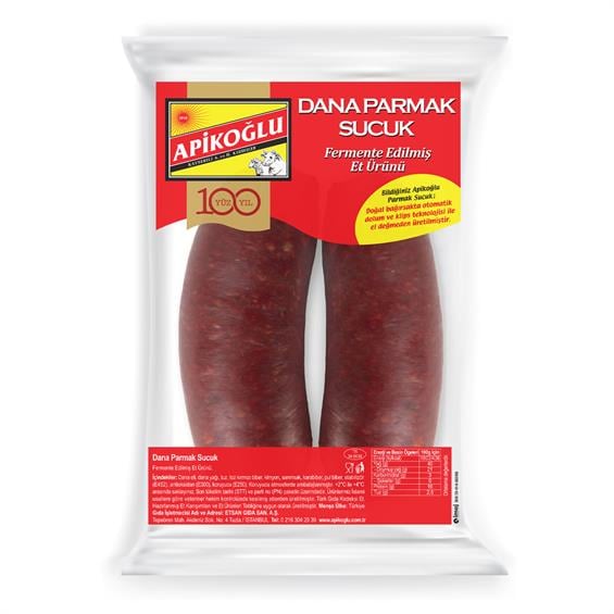 Apikoğlu Sucuk Dana Parmak 200 gr