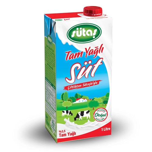 Sütaş Tam Yağlı Süt 3,5 1 Lt