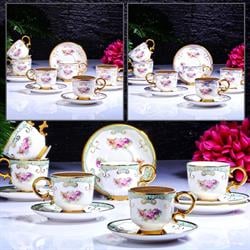 Kosova Fincan Takımı 6 lı Ayaklı 90 cc RSY-169