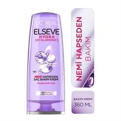ELSEVE Hydra Hyaluronic Nemi Hapseden Saç Bakım Kremi 360 ml