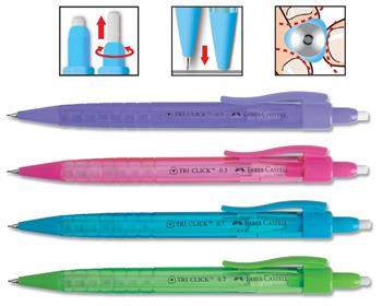 Faber-Castell Versatil Kalem Tri Click 0.5 MM Karışık Renk 13 62 10