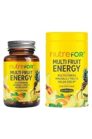 Nutrefor Multi Fruit Energy 30 Kapsül